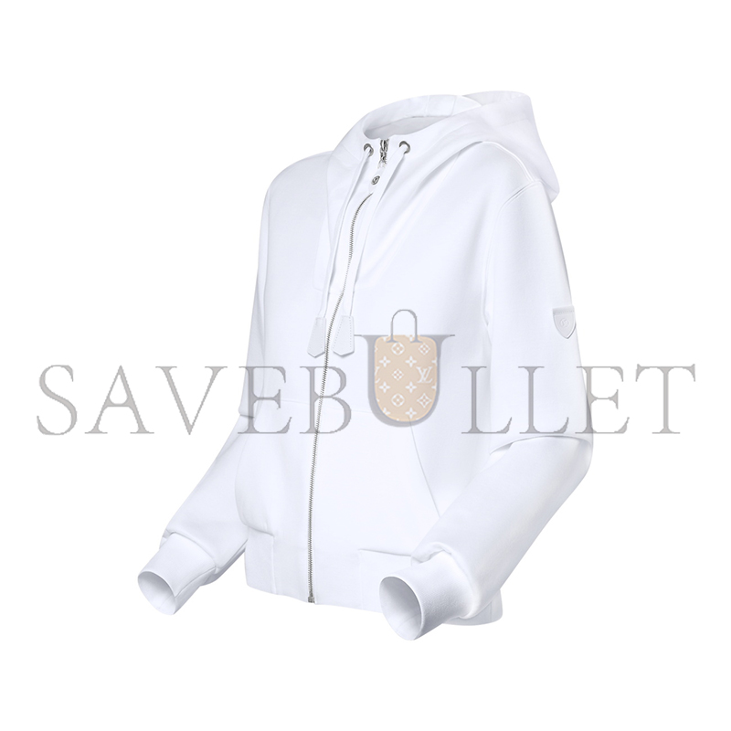 l0vis Vvtt0n leather accent hoodie 1aias3